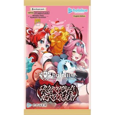 Bushiroad Hololive Official Card Game: Ayakashi Vermilion Booster Pack (BUSHOCGHBP06E)