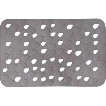 SPIRELLA ПОСТЕЛКА DROPS PVC ЗА ДУШ ЗОНА 53x35 СИВ (40.07565)
