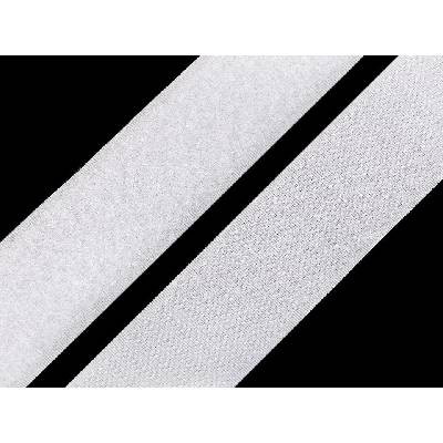 Suchý zip háček + plyš šíře 30 mm Varianta: 1 bílá, Balení: 1 m