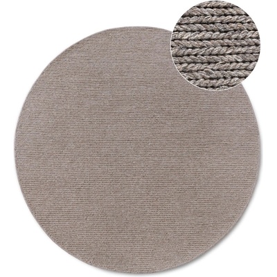 Villeroy & Boch Светлокафяв ръчно изработен вълнен кръгъл килим ø 160 cm Francois - Villeroy&Boch (106049-160)