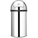 Brabantia Кошче за отпадъци PUSH BIN 60л, лъскава стомана, Brabantia (BRAB402623)
