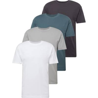 Abercrombie & Fitch Тениска сиво, зелено, бяло, размер XL