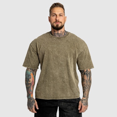 Iron Aesthetics Oversized tričko Heritage washed green
