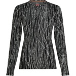 Icebreaker Women Merino 260 Tech Vertex LS Crewe Delta Lines AOP Размер: M / Цвят: кафяв