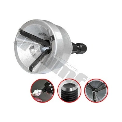 TRIUMF Odihľovací prípravok , zrážač hrán Ø3 - 19mm, 1/4" náhon pre elektrické náradie 39375