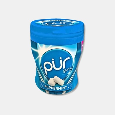 Pür žvýkačky s xylitolem Peppermint 55 ks