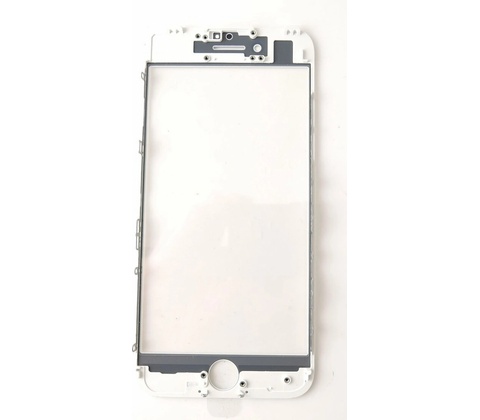 iPhone 7 glass+OCA+frame bílé