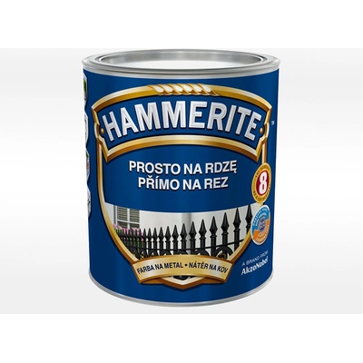 Hammerite přímo na rez 0,7L hladká stříbrná