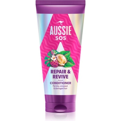 Aussie SOS Repair & Revive подхранващ балсам за третирана коса и скалп 200ml