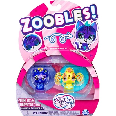 Zoobles Трасформиращи се топчета Zoobles - Лама и слон (6061774)