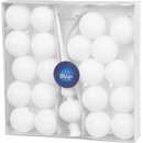 MagicHome Gule sada 21 ks 6 cm červené špic na vianočný stromček