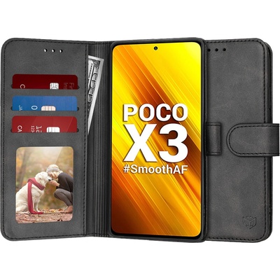 Techsuit Diary Book pouzdro pro Xiaomi Poco X3 / Poco X3 NFC / Poco X3 Pro - černé KF2321310