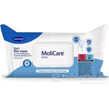 MoliCare Skin vlhké ošetrovacie utierky modrá rada 50 ks