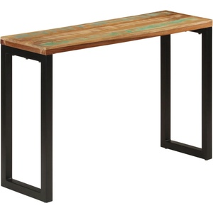 vidaXL Конзолна маса, 110x35x75 cм, регенерирано дърво масив (352058)