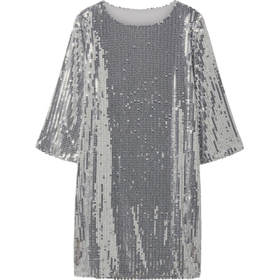 esmara Dámské šaty s flitry stříbrná