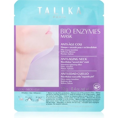 Talika Bio Enzymes Anti-Aging Neck Mask plátýnková maska se zpevňujícím účinkem 12 g – Hledejceny.cz