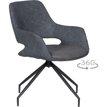 Carmen Трапезен стол totnes -1 - сив sf 2