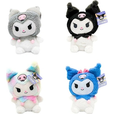 KUROMI HELLO KITTY MÄKKÁ ŠEDÁ 24 cm