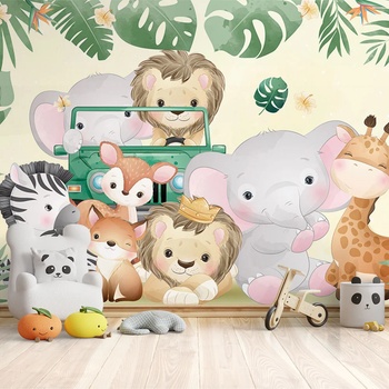 Image 1 of Art Gift Decor Фототапет - Забавно сафари