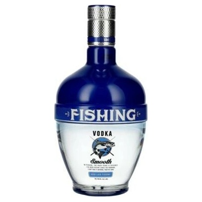 Vodka Fishing Classic Blue 40% 1 l (čistá fľaša)