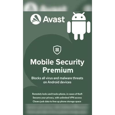 Avast Mobile Security Premium 1 lic. 1 rok (AMS.1.12m)