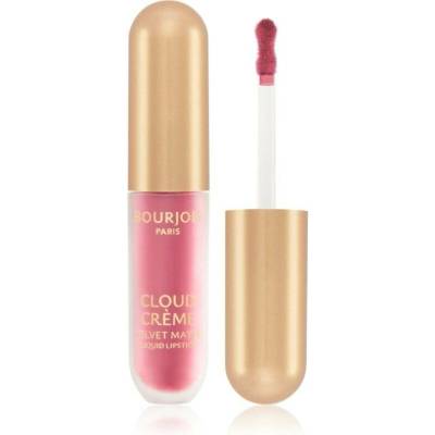 Bourjois Cloud Crème Velvet Matte ultra matující tekutá rtěnka 01 Rose Bonbon 3,1 ml
