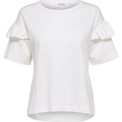 Selected femme Тениска 'Rylie' бяло, размер XL