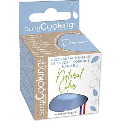 ScrapCooking Prírodná prachová farba Denim 10 g