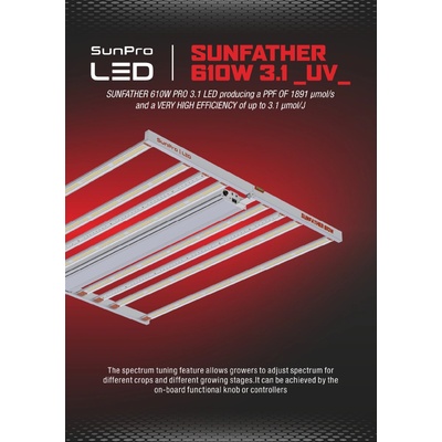 SunPro SUNFATHER 610W -3.1 UV-LED