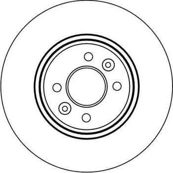 Brzdový kotouč TRW DF4110 - RENAULT LAGUNA, MEGANE Scenic