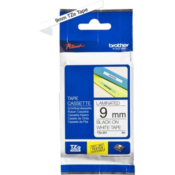 Brother Ламинирана термо-транферна лента Brother TZe-221, 9мм, 8м, бяла