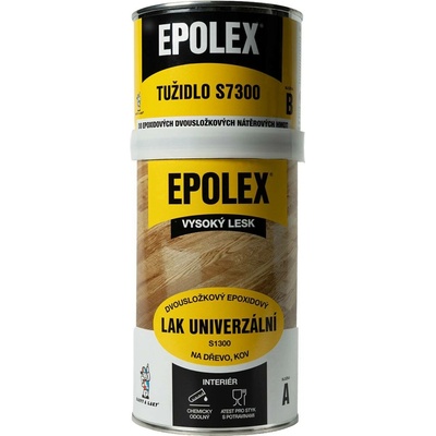Barvy a laky Hostivař EPOLEX , lak epoxidový S-1300 , 0,84kg