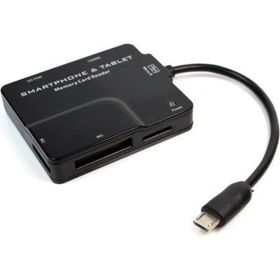 Roline Четец на карти Micro USB за смартфон и таблет с Android 15.08. 6252-10 (15.08.6252-10)
