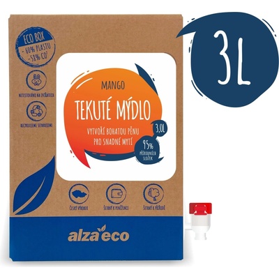 AlzaEco tekuté mydlo mango 3 l