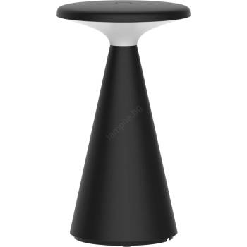 Polux LED настолна лампа PAROS LED/1, 8W/5V USB 1800 mAh IP44 черна (SA2220)