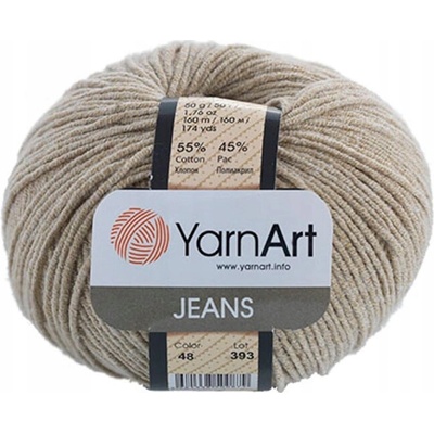 YarnArt priadza Jeans 50g bavlna + akryl 48