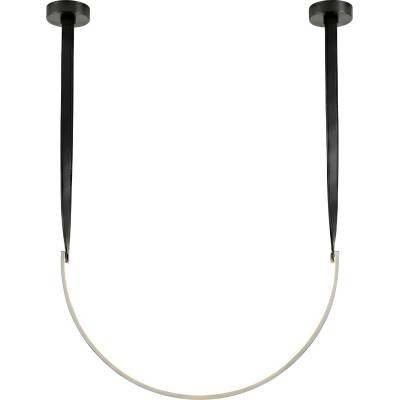 POLARIS Висяш LED пендел Bend с кожен колан| Черен | 3000K | Цена (8288P)