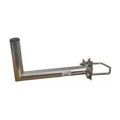 WFmetal Držák antény na stožár s vinklem, galvanický zinek, délka 35cm K35V1