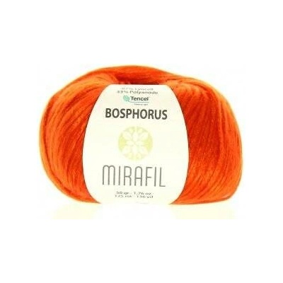 Mirafil Příze Bosphorus 102 - sytě oranžová