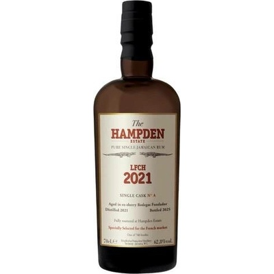 Hampden Estate Single Cask 2021 LFCH Fundador 62,8% 0,7 l (holá láhev)