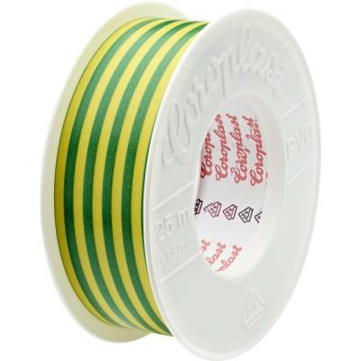 Coroplast 302 PVC 265968 Izolačná páska 25000 mm x 30 mm zelenožltá 1 ks