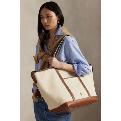 Ralph Lauren Памучна чанта Polo Ralph Lauren (428973072)