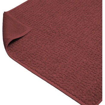 CLARYSSE Постелка за баня FLORENCE 60 x 100 см, бордо, памук, Clarysse (CLAUFFLOR1911001CLAR1)