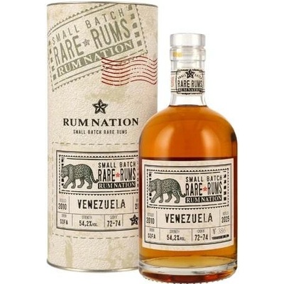 Rum Nation Venezuela 2010-2025 54,2% 0,7 l (tuba)