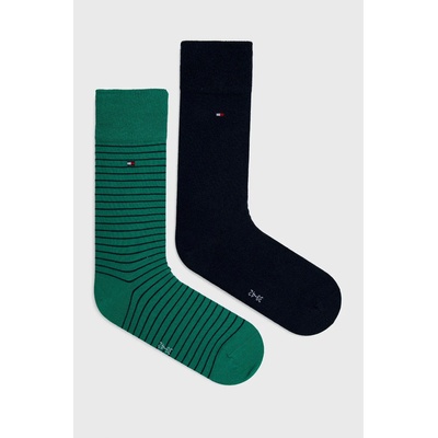 Tommy Hilfiger Чорапи Tommy Hilfiger (2 чифта) в зелено 100001496 (100001496.NOS)
