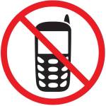  Самозалепващ знак Apli Забранено влизането с GSM (1110071-848)