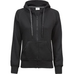 TEE JAYS tj5436 / Дамски суичър с цип - черен l (18543600203)