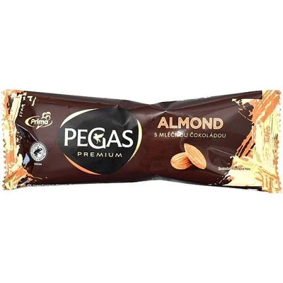 Prima Pegas Premium smotanový v mliečnej čokoláde s mandľami 100 ml