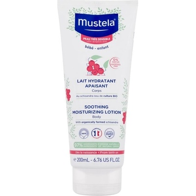 Mustela Bébé Soothing Moisturizing Body Lotion Telové mlieko 200 ml