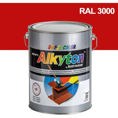 Alkyton Hladký lesk 5 l ohnivě červená